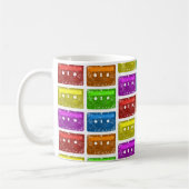 Cassette, ik ben zo oud koffiemok (Links)