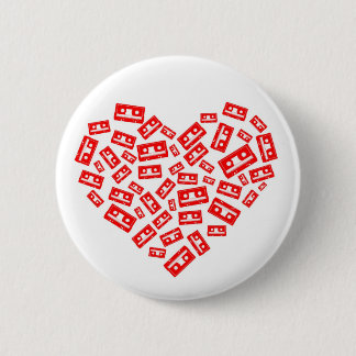 Cassette Love Ronde Button 5,7 Cm