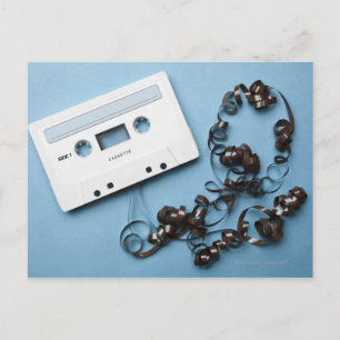 Cassette met betegelvormige tape briefkaart