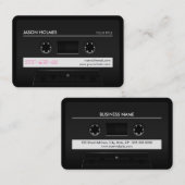 Cassette Mix Tape Retro Cool visitekaartje (Voorkant / Achterkant)