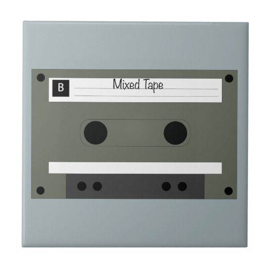Cassette, Mixed Tape Tegeltje (Voorkant)
