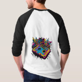 Cassette Pop Art T-shirt (Achterkant)