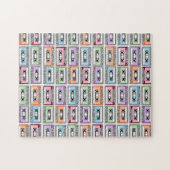 Cassette Tapes Retro Pattern Legpuzzel (Horizontaal)