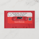 Cassette Visitekaartje (Achterkant)