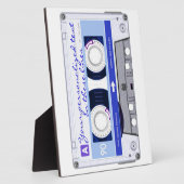 cassetteband - blauw - fotoplaat (Zijkant)