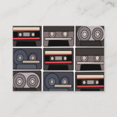 Cassetteband Mix tape Muziek Band Artiest Visitekaartje (Voorkant)