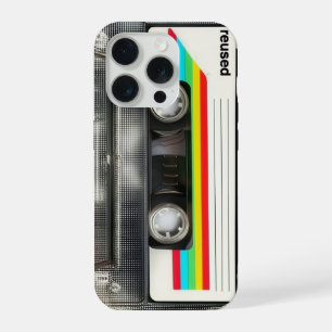 Cassetteband Transparante Retro Mixtape 80s Esthet iPhone 15 Pro Hoesje