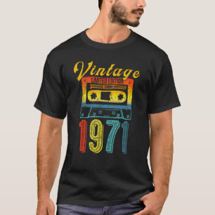 Cassettebandje 1971 Limited Edition 50th Bi T-shirt