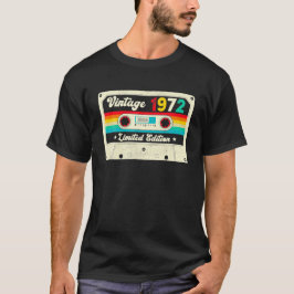  Cassettebandje 1972 50e verjaardag van de vogelre T-shirt