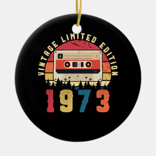  Cassettebandje 1973 Keramisch Ornament (Voorkant)