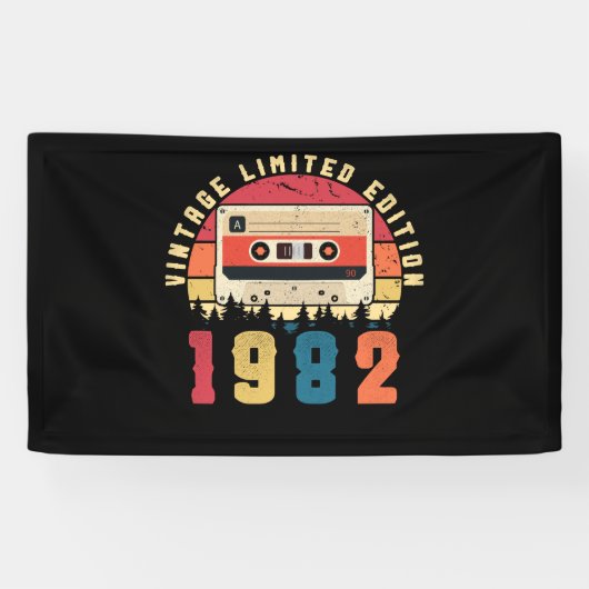 Cassettebandje 1982 Spandoek (Horizontaal)