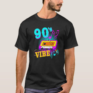 Cassettebandje 90's Vibe Retro  Muziek uit de jare T-shirt