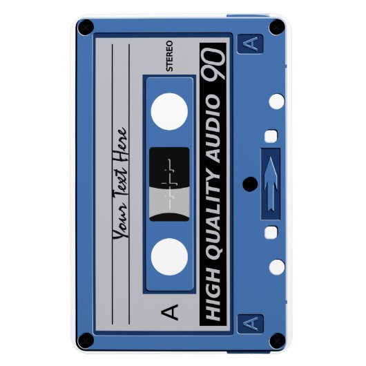 Cassettebandje aangepaste magneet (Verticaal)