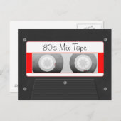 Cassettebandje Briefkaart (Voorkant / Achterkant)