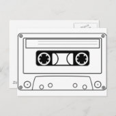 Cassettebandje Briefkaart (Voorkant / Achterkant)