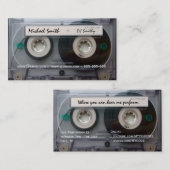 Cassettebandje DJ Visitekaartjes (Voorkant / Achterkant)