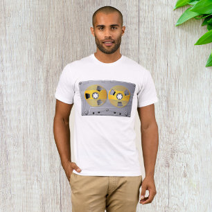 Cassettebandje Illustratie  muziekliefhebber T-shirt