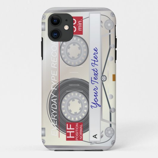 Cassettebandje iPhone 5 Hoesje (Achterkant)