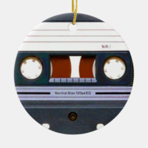 Cassettebandje Keramisch Ornament