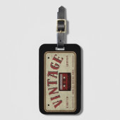 Cassettebandje Limited Edition Music Lover Bagagelabel (Voorkant (verticaal))