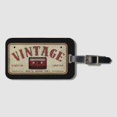 Cassettebandje Limited Edition Music Lover Bagagelabel (Voorkant (horizontaal))