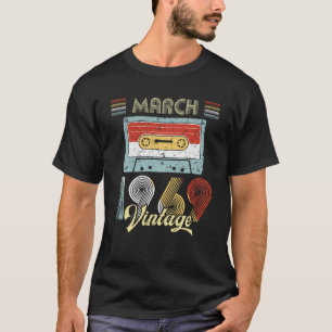  Cassettebandje Maart 1969 50ste verjaardag T-shirt
