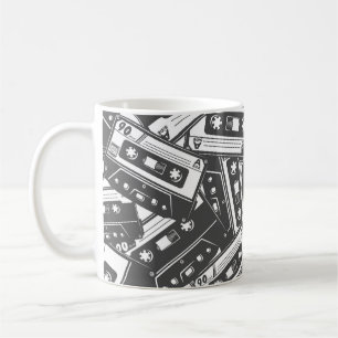 Cassettebandje: Monochroom Patroon Koffiemok