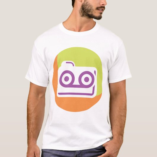 Cassettebandje pictogram t-shirt (Voorkant)
