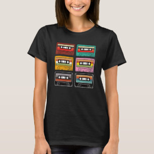  Cassettebandje Retro 80s 90s Muziek Mixtape T-shirt