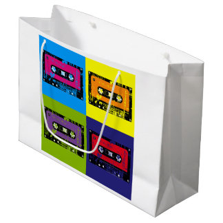 Cassettebandje Retro 90 Pop Art Groot Cadeauzakje