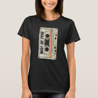 Cassettebandje Retro Birthday Geboren in 1975 Best T-shirt