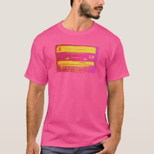 Cassettebandje Roze en geel T-shirt