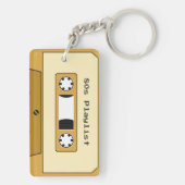 Cassettebandje Sleutelhanger (achterkant)