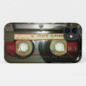 Cassettebandje van de oude school Case-Mate iPhone case (Achterkant (horizontaal))