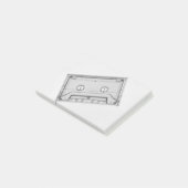 Cassettebandje wissen post-it® notes (Schuin)