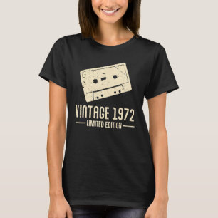 Cassettebandjes 1972 Retro Birthday T-shirt
