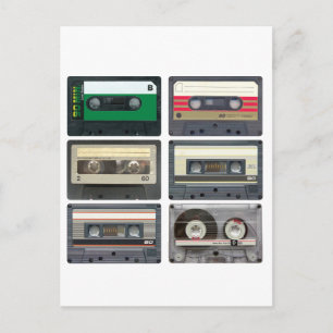 Cassettebandjes Briefkaart