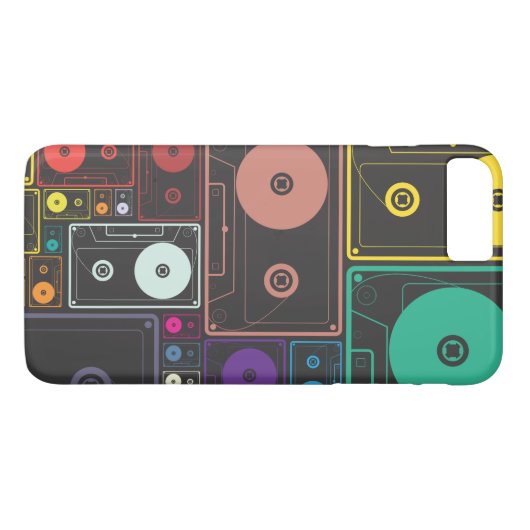 Cassettebandjes Case-Mate iPhone Case (Achterkant (Horizontaal))