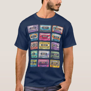 Cassettebandjes Collectie Muziek 80 van 90 T-shirt