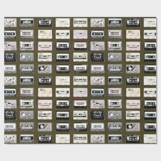  Cassettebandjes Mengsel Collectie tape Cadeaupapier (Vlak)