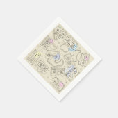 Cassettebandjes Papieren servetten (Hoek)