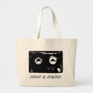  cassetteontwerp! grote tote bag