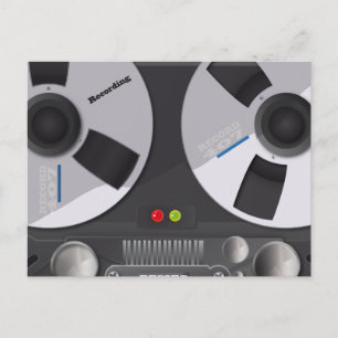 Cassetterecorder Briefkaart