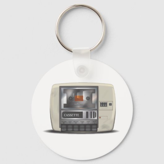Cassetterecorder Sleutelhanger (Voorkant)