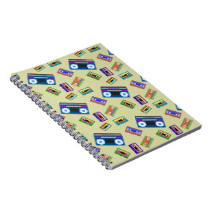 Cassettes Banden Vintage Liefhebber Retro Oude Pla Notitieboek
