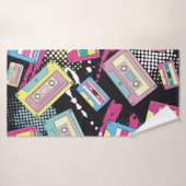 cassettes multicolores sur une couture arrière - p (Serviette de bain)