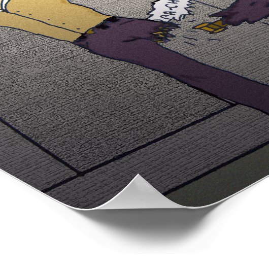 Cassez une jambe ! Affiche (Coin)