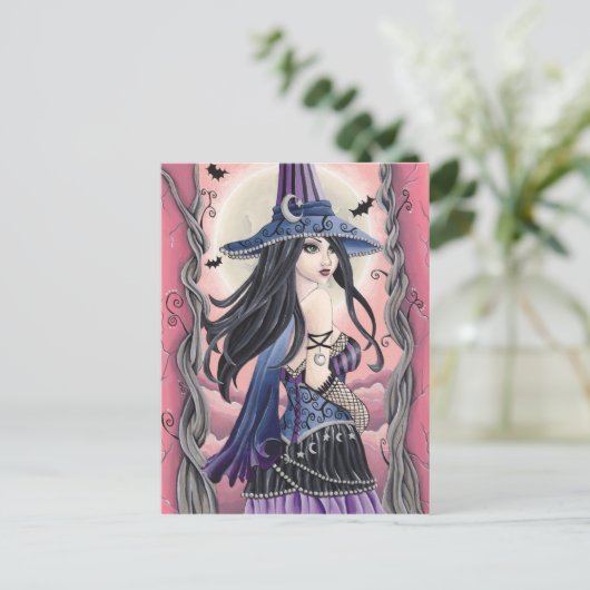 Cassia - Carte postale de sorcière (Debout devant)