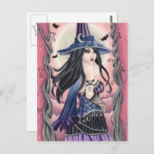 Cassia - Carte postale de sorcière (Devant / Derrière)