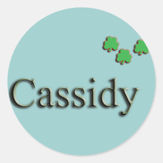 Cassidy Custom Ronde Sticker